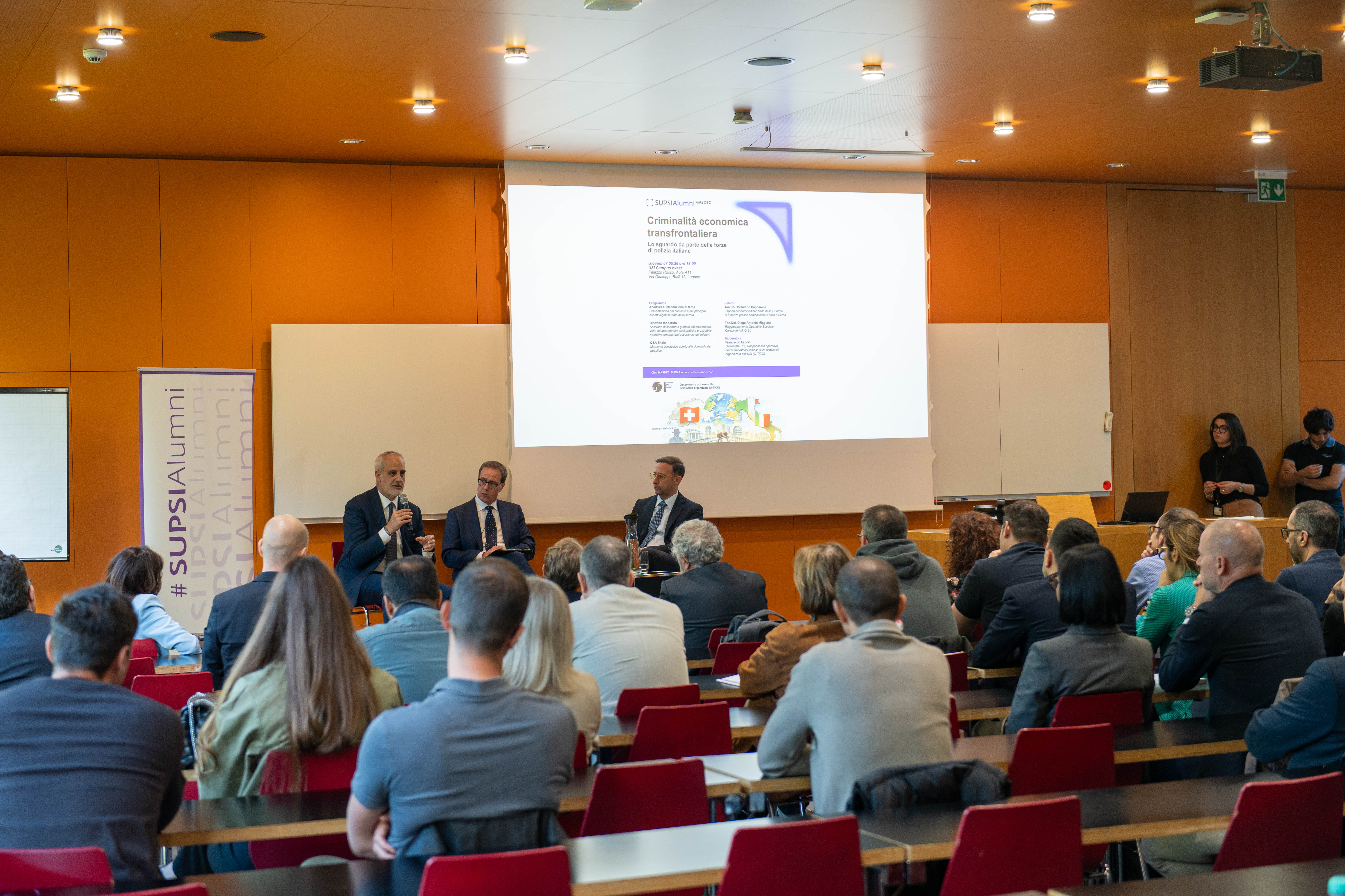 Impressioni sull'evento "Criminalità economica transfrontaliera - Lo sguardo da parte delle forze di polizia italiane"
