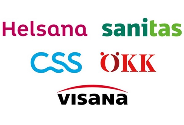 CSS, Helsana, ÖKK, Sanitas, Visana 