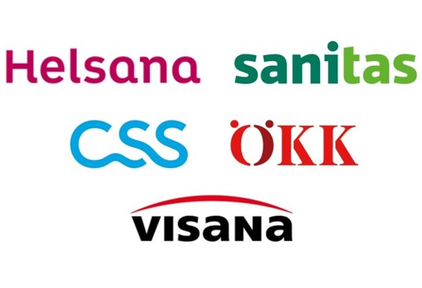 CSS, Helsana, ÖKK, Sanitas, Visana CSS, Helsana, ÖKK, Sanitas, Visana