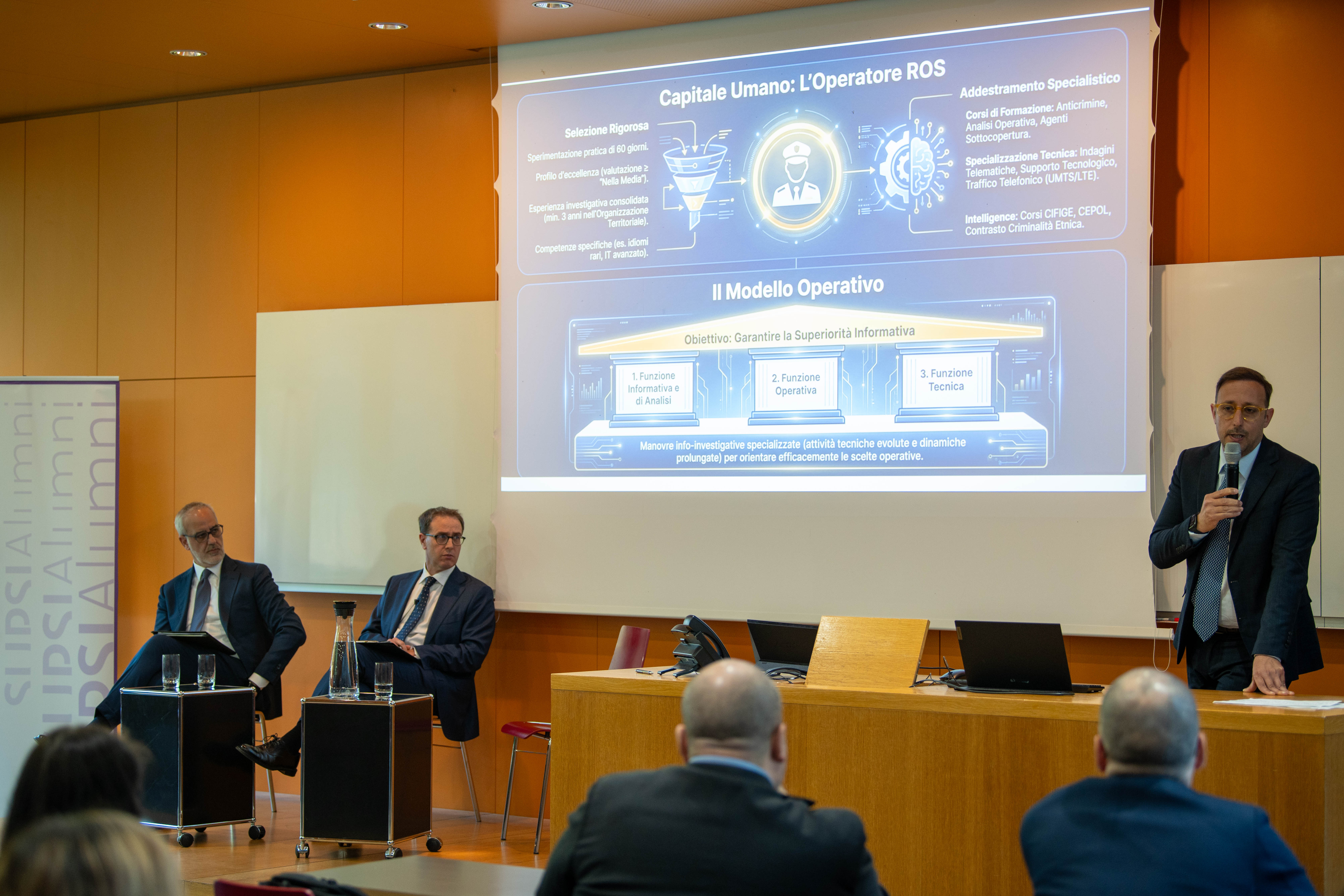 Impressioni sull'evento "Criminalità economica transfrontaliera - Lo sguardo da parte delle forze di polizia italiane"