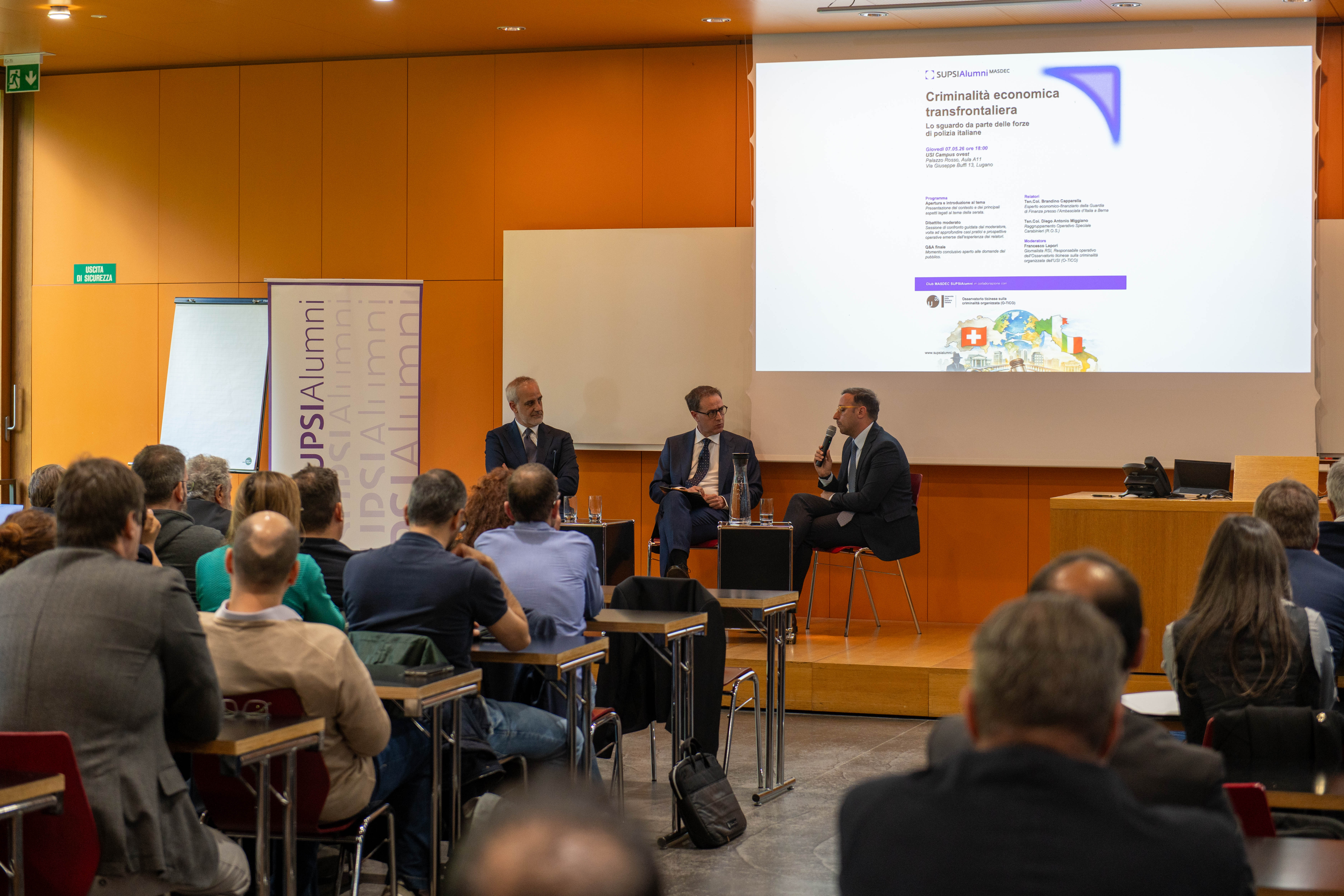 Impressioni sull'evento "Criminalità economica transfrontaliera - Lo sguardo da parte delle forze di polizia italiane"